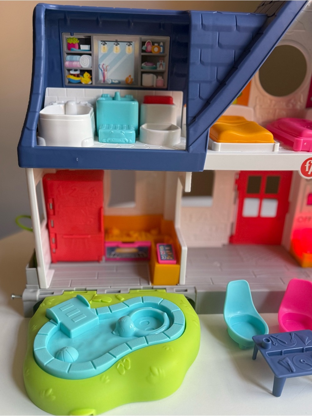 Fisher-Price Little People Friends Together Interactive Play House Lights Sounds - Picture 10 of 12